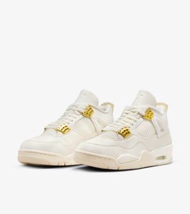Nike Air Jordan 4 Retro "White & Metallic Gold", AQ9129-170, Größe: 39