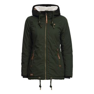 Ragwear Damen Jacke Herbstjacke Winterjacke Zuzka , Farbe:Grün, Größe:XL, Artikel:-5010 dark olive