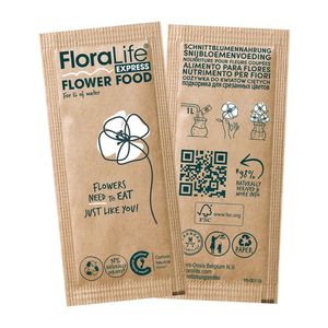 FloraLife® Express Pulver, Papier-Sachets für 1 Liter Wasser, Karton mit 500 Stk.