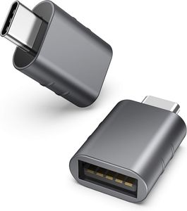 INF USB 3.2 zu USB-C OTG-Adapter 10 Gbit/s Grau