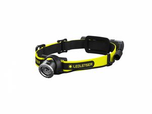 LED Lenser iH8R - Stirnband-Taschenlampe - Schwarz - Gelb - IPX4 - LED - 600 lm - 150 m