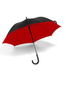 Deštník Printwear Automatic Stick Umbrella SC5238 Multicoloured Black/Red Ø cca 102 cm