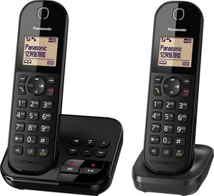 Panasonic DECT KX-TGC422, záznamník, nízke vyžarovanie, farba: čierna