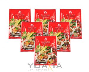 6er-Pack COCK Rote Currypaste (6x 50g) | Red Curry Paste