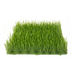 Umělá tráva, světle zelená, 25 x 25 cm