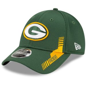New Era 9FORTY Stretch Cap NFL 21 Sideline Home Green Bay Packers grün