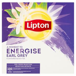 Lipton Earl Grey Herbata Czarna Aromatyzowana 200 G (100 X 2 G)