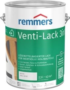 REMMERS Venti-lak 3v1 - krycí lak pro interiér i exteriér 2.5 l Bílý
