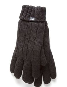 Heat Holders - extra teplé dámske rukavice vo veľkosti S/M (19-21 cm) v šedej farbe