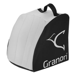 Granori Skischuhtasche Rucksack für Skistiefel und Helm in grau-schwarz