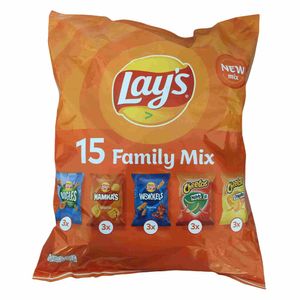 Lay's 15 Family mix Chips 5 verschiedene Sorten (337,5g Beutel)