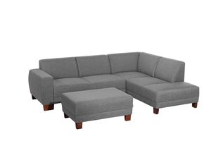 Max Winzer Blackpool Sofa 2,5-Sitzer links mit Ecksofa rechts - Farbe: grau - Maße: 248 cm x 188 cm x 75 cm; 24981-263-1645216-F07