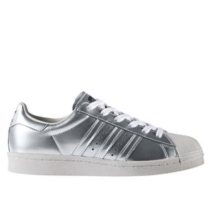 Adidas Schuhe Superstar Boost Women Silver Metallic, BB2271