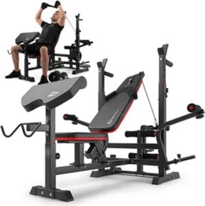 Hop-Sport Multifunktions Hantelbank HS-1075 Kraftstation Trainingsbank Fitnessstation Hop-Sport Multifunktions Hantelbank HS-1075 Kraftstation Trainingsbank Fitnessstation