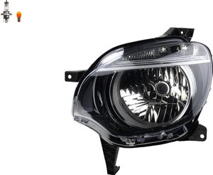 Johns, reflektor pasujący do Renault Twingo III 09/14- ?avy + żarówka