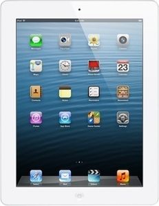 Apple iPadME393FD/A 24,6 cm (9,7 Zoll) (IPS-Technologie (In-Plane-Switching), Retina-Display) 128 GB Tablet-PC - Apple A6X Prozessor - Weiß - iOS 6 - Multi-Touch 2048 x 1536 Display - Bluetooth - LED Hintergrundbeleuchtung - Slate