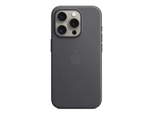 iPhone 15 Pro Feingewebe Case mit MagSafe - Schwarz