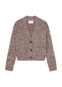 V-Neck-Cardigan cropped