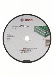 Bosch Trennscheibe gerade Standard for Stone C 30 S BF, 230 mm, 22,23 mm, 3,0 mm 25 Stk