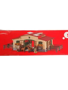 SCHLEICH-Stall 42195- Mit Pferden und Zubehör - Farm world - Kunststoff