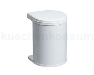 Hailo Einbau-Abfallsammler MONO 40/2 15 L, weiß 290x304x365mm autom.Dreh-Kipp-Deckel