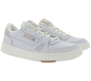 Reebok Damen Sneaker zeitlose Tennis-Schuhe mit Echtleder-Anteil LT Court GW5122 Grau, Größe:39
