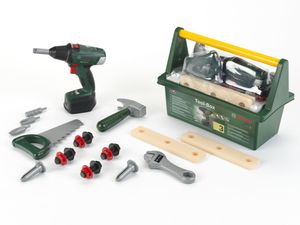 BOSCH Werkzeugkiste Tool Box mit Zubehör für Kinder