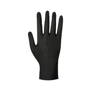 Meditrade Nitril Handschuhe black, puderfrei, schwarz, 100 Stk. - XL / Schwarz | Packung (100 Stück)