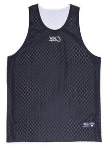 K1X Reversible Practice Basketball Jersey mk2, Farbe:Schwarz / Weiß, Kleidergröße:L