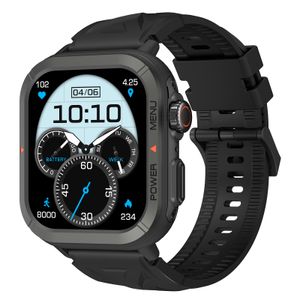 Blackview W30 Smartwatch herren Damen, 1.91 Zoll HD Fitnessuhr, IP68 Wasserdicht, für Android IOS, Schwarz