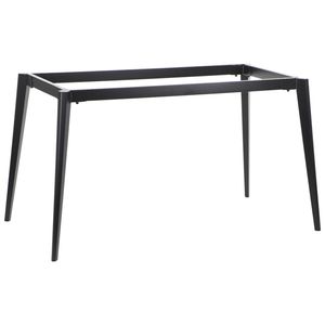 Metallgestell für Schreibtisch oder Tisch NY-A385, Maße 155x74x72,2 cm, Schwarz