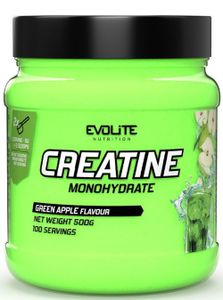Evolite Nutrition Creatine Monohydrate- 500g Green Apple