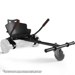 Bluewheel Hovokart HK200 Sitz Erweiterung für 6, 5 - 10 Zoll Hoverboard, E-Kart, Elektro Go-Kart, Sitzaufsatz, Schalensitz & Umbausatz, anpassbarer Stahl-Rahmen