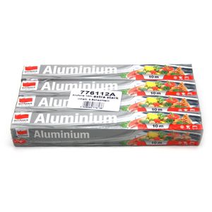 Quickpack Alufolien Aluminiumfolien 4 Stück Rollen a= 10 m Alurollen extra stark