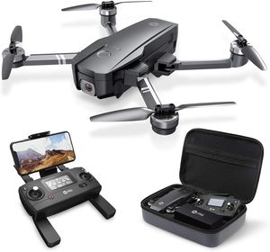Holy Stone HS720 GPS Drohne mit 4K Kamera Full-HD RC Faltbar Quadcopter mit bürstenloser Motor, 26 Min.5G WLAN FPV inkl. Koffer für Anfänger