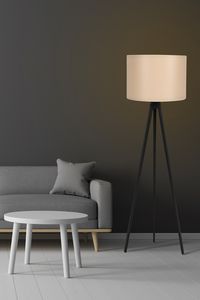 Opviq, 115, Stehlampe, Creme, 38 x 145 x 38 cm