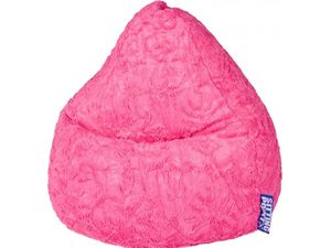 Sitting Point Bean Bag Fluffy XL 70 x 110 cm,  Pink 70x10cm