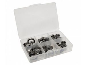Boom Racing High Performance Full Ball Bearings Set Rubber Sealed (26 Total)  for Team Losi LMT 4WD Solid Axle AT-LMTBBZ