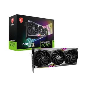 MSI GAMING GeForce RTX 4070 Ti TRIO 12G NVIDIA 12 GB GDDR6X