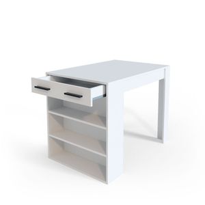 Barový stôl Livinity® Repose, 67 x 100 cm, biely