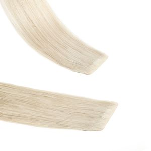 hair2heart Invisible Tape Extensions lidské vlasy premium - 10 pásků 40cm 10/1 světle blond popelavý