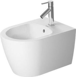 Duravit ME by Starck - Závesný bidet, 370x480 mm, otvor na batériu, biela 2290150000