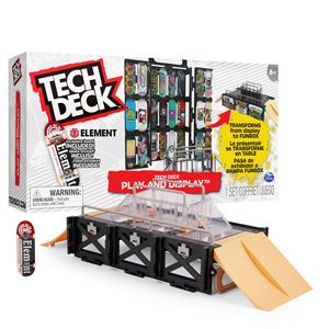 Tech Deck transformierendes Spiel- und Display-Rampen-Set und Tragetasche mit exklusivem Finger-Board, Spielzeug für Kinder ab 6 Jahren