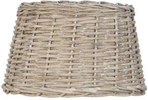 Clayre & Eef Lampenschirm Ø 30x19 cm Beige Rattan Rund