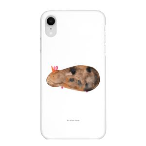 Mr. & Mrs. Panda Iphone XR Handyhülle Einhorn Meerschweinchen - Weiß - Geschenk, Unicorn, Premium Kunststoff, Einhörner, Einhorn Deko