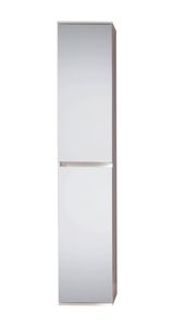 trendteam Garderobe Garderobenschrank Mirror Weiß Melamin 37 x 191 x 34 cm