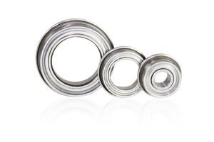 Kugellager 8x12x3,5mm mit Bund 2 Stück