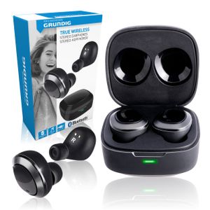 Grundig Bluetooth Kopfhörer Kabellos - mit Mikrofon - TWS - Schwarz