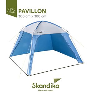 SKANDIKA Pavillon (blau) 300x300x210cm