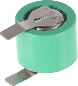 Varta 2/V40H Akku 2,4V / 40mAh als Säule, mit Lötfahnen in U-Form